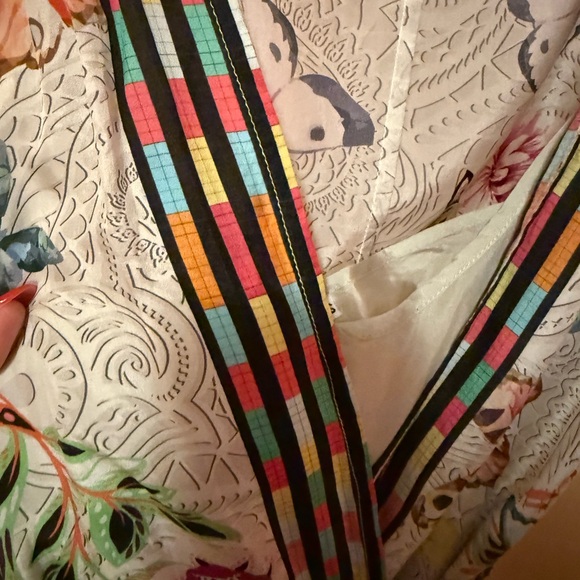 Johnny Was 100% Silk Floral Edith Sleeveless Dress - Picture 6 of 11